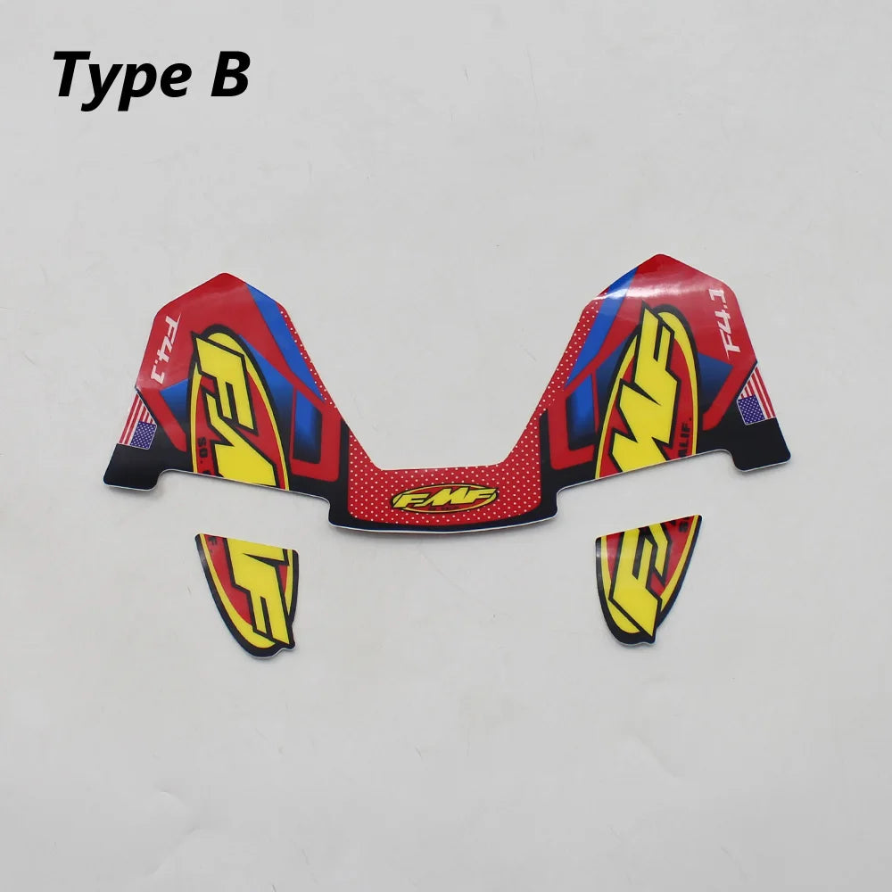 FMF Auspuff - Aufkleber - 4T