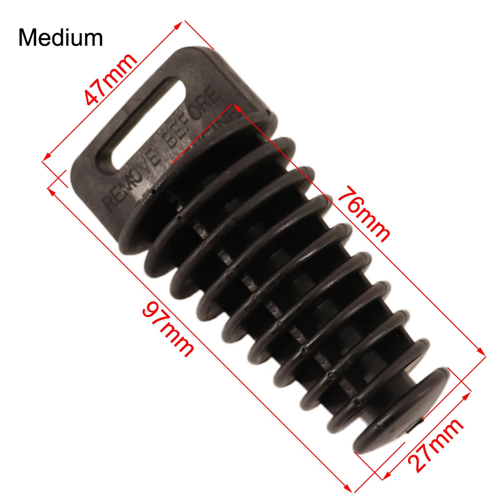 Auspuffstopfen für Motorrad